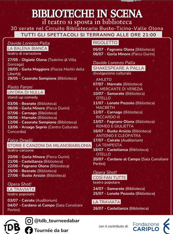 biblioteche in scena 2025